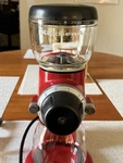 Kitchen Aid Pro Line Burr Coffee Grinder KPCG100 Empire Red. Fixed Price $250.00.