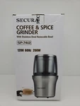 Secura Electric Coffee Grinder & Spice. Fixed Price $75.00.