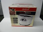 Sunbeam Rocket Grill Model RG24 Fresh Or Frozen Food Minutes White. Fixed Price $29.95.
