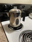 Classic 8 Cup Stovetop Coffee Percolator Stainless Steel For Home And Camping. Fixed Price $42.11.