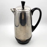 Vtg Farberware Superfast Automatic Coffee Percolator 12 Cup Model 142B Usa. Fixed Price $38.00.
