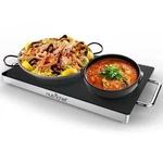 Nutrichef Electric Warming Tray Stainless Steel 180W / Food Warmer Easy-to-clean. Fixed Price $59.99.
