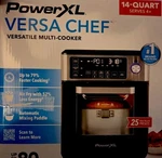 Powerxl 4-IN-1 Versa Chef Air Fryer, Oven, Bread Maker & Slow Cooker, 25 Presets. Fixed Price $95.00.