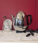 Ge 68P40 Chrome Potbelly Automatic Coffee Percolator 1950'S Mid-century Retro. Fixed Price $99.99.