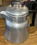 Wear-ever 3012 Aluminum Coffee Pot Percolator Cup Vintage Usa W/glass Dome. Fixed Price $29.99.