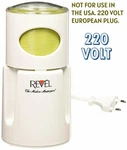 Revel CCM104 Volt Wet Dry Coffee Spice Grinder 240V For Export Overseas. Fixed Price $49.95.