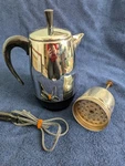 Vintage Faberware Super Fast Automatic 8 Cup Coffee Maker Stainless. Fixed Price $35.00.