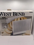 West Bend 2006 Bread Slicing Guide Folding Complete Original Box. Fixed Price $12.99.