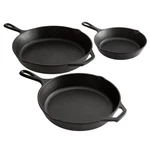 Lodge Seasoned Classic Cast Iron Skillet Frying Pan With Handle, Black. Fixed Price $22.89.