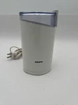 Krups Type 203 White Coffee Grinder Vintage 160W/120V/60HZ France. Fixed Price $27.00.