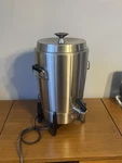 Vintage West Bend 30 Cup Commercial Coffee Urn Stainless Steel Party Percolator. Fixed Price $49.99.