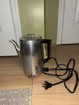 Vintage Western Wizard 10 Cup Automatic Coffee Pot Percolator Chrome. Fixed Price $30.00.