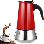 4 Cup Espresso Maker Stainless Steel Moka Pot Percolator Ital. Fixed Price $27.54.