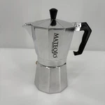 Mateojo Stovetop Espresso Moka Pot Aluminum Silver Reusable. Fixed Price $14.95.