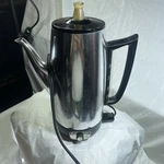 Vintage General Electric Percolator 9 Cup Coffee Pot Mdl. A8P15 Works Complete. Fixed Price $35.00.