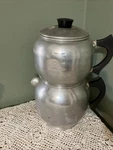 Vintage West Bend Aluminum Kwik-drip 15CUP Stove Top Percolator Coffee Maker. Fixed Price $19.00.