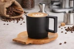 Jia Inc. Purple Clay Coffee Set Cappuccino Cup And Saucer 5.75 Oz. Fixed Price $22.99.