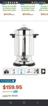Melitta Commercial Cup Stainless Steel Coffee Urn Percolator Model MEU45. Fixed Price $75.00.