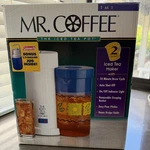 Rare Mr Coffee 2 Quart Iced Tea Maker Sunflower Design W/bonus Coleman Thermos. Fixed Price $105.00.