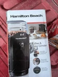 Hamilton Beach Coffee And Spice Grinder Black Stainless Steel Blades. Fixed Price $15.56.