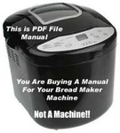 Cooks Essentials Machine Owner's Manual Recipes BM2002B1. Fixed Price $11.99.