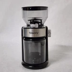 Sboly Electric Flat Burr Mill Coffee Grinder 18 Settings 12 Cup HY1421. Fixed Price $45.00.