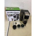 Hamilton Beach Flexbrew Advanced 5-IN-1 Coffee Maker, Pods Or Ground, Pot. Fixed Price $22.00.