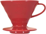 Hario V60 Ceramic Dripper Size 02 Red Pour Over Coffee Maker Japanese Design. Fixed Price $41.89.