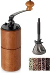 Akirakoki Wooden Manual Coffee Grinder Cast Iron Burr Adjustable Home Bari. Fixed Price $75.00.