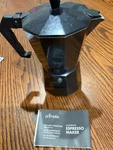 Primula Stove Top Espresso Aluminum Coffee Maker/moka Pot - Metallic Blue Used. Fixed Price $7.99.