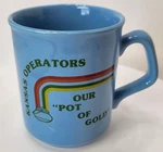 Southwestern Bell Telephone Ks Operators Appreciation Coffee Cup Mug Pot Gold. Fixed Price $15.95.