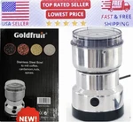 Electric Coffee Bean Grinder Nut Seed Spice Crusher Mill Blender /silver. Fixed Price $17.49.
