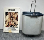 Regal Bread Maker Replacement Part Model K6726 Loaf Pan With Paddle And Manual. Fixed Price $17.92.