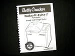 Betty Crocker BC-1692 Bread Maker Machine Instruction Manual & Recipes. Fixed Price $19.99.