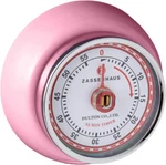 Zassenhaus Magnetic Retro Kitchen Timer, Pink - New. Fixed Price $26.95.