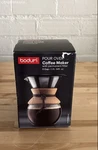 Bodum Pour Over Coffee Maker With Permanent Filter.. Fixed Price $20.00.