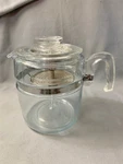 Vintage Pyrex Glass Flameware 7759 6-9 Cup Percolator Coffee Pot Complete Usa. Fixed Price $99.99.