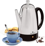 Electric Percolator Classic Style Coffee Maker With Heat Resistant Handle Base. Fixed Price $75.85.