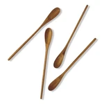 Faay - 4 Pcs 9.5 Long Teak Spoon, Chef Testing Cocktail Spoons, Brown. Fixed Price $19.53.