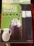 Eco-chef 4-CUP Cold Brew Maker 1 Quart Capacity Mesh Coffee Filter Glass Body. Fixed Price $18.00.