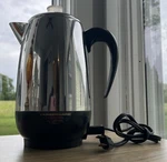Vintage Farberware Superfast Electric Percolator Model 138 Mcm Clean Works. Fixed Price $57.97.