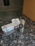 Bru Joy Manual Coffee Bean Spice Mill Ceramic Burr Grinder Stainless Steel. Fixed Price $18.50.