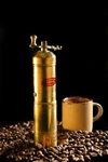 Sozen Turkish Handmade Brass Coffee Grinder Mill Large Straight 17CM 6.75". Fixed Price $73.90.