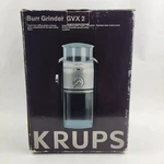 Krups 8 Oz. Black Stainless Steel Burr Coffee Grinder With Adjustable Settings.. Fixed Price $150.77.