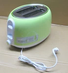 New Without Box Sencor Toaster 2-SLICE Pastel Green Anti Slip Feet. Fixed Price $49.99.