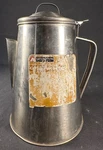 New Ozark Trail 8 Cup Coffee Pot Percolator Cowboy Camping Stainless Steel Fs. Fixed Price $18.99.