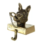 7.75" Fox Stocking Hanger Antique Metal Whimsical Eric + Eloise 75241. Fixed Price $62.95.
