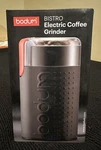 New Bodum Coffee Grinder 11160-01TG-3 Bistro Scandanavian Design Electric Black. Fixed Price $24.00.
