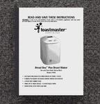 Bread Maker Instruction Manual Fits Toastmaster 1148X & Recipes. Fixed Price $24.91.