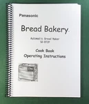 Panasonic SD-BT2P Bread Machine Owners Manual Recipes With Protective Covers!. Fixed Price $14.95.